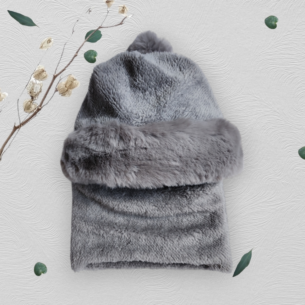 Toque Neck Warmer In One - Picture 3 of 7